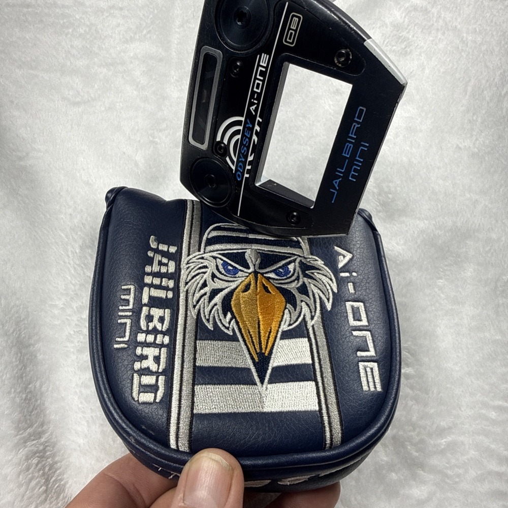 Odyssey Ai-ONE Jailbird Mini 33" Putter RH w/NEW Super Stroke 5.0 Grip Headcover